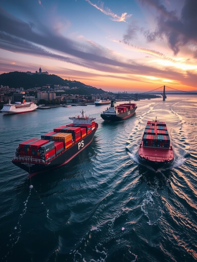 Istanbul Bosphorus trade corridor