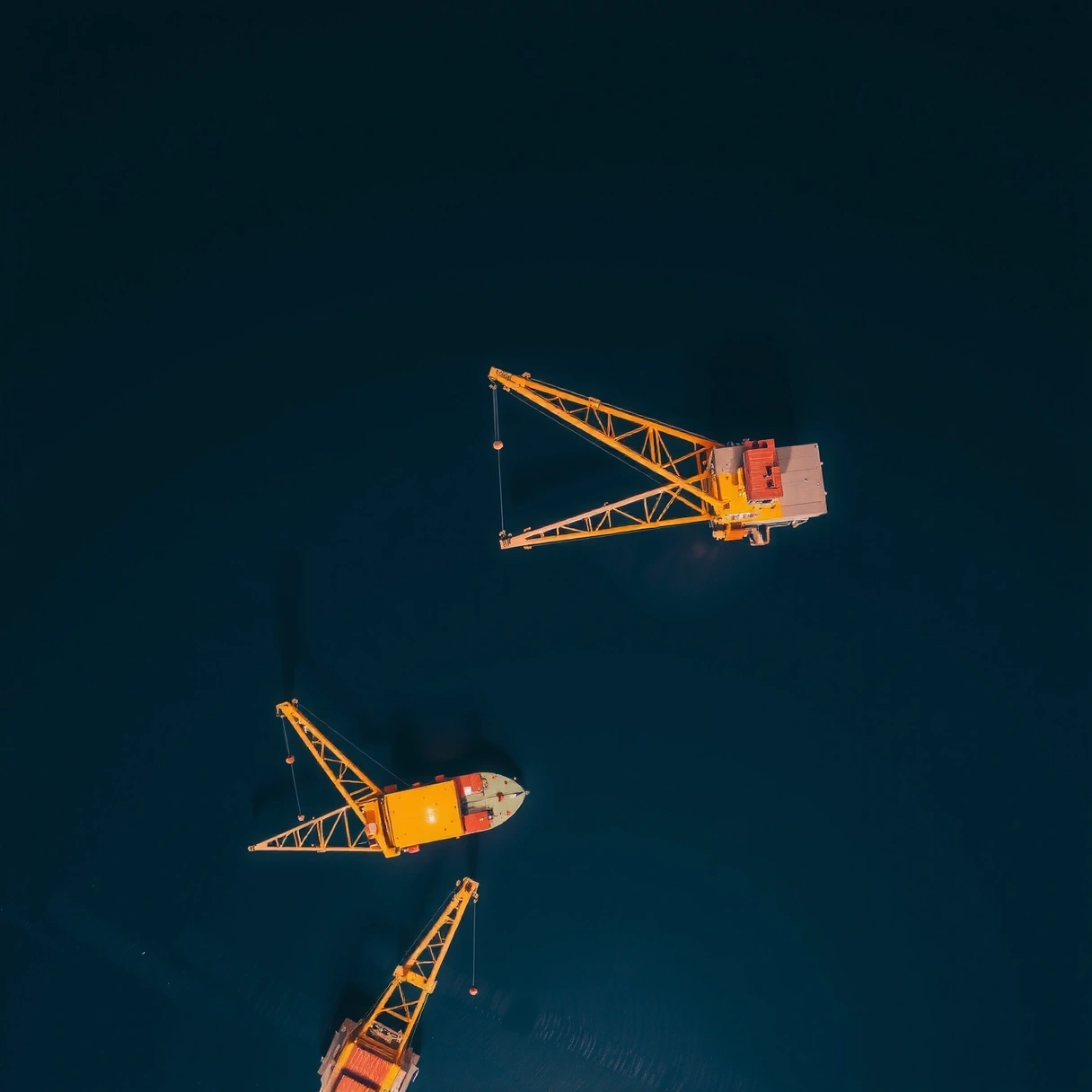 Trade infrastructure representing data flow